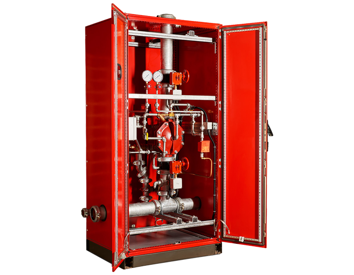 Fire valve cabinet